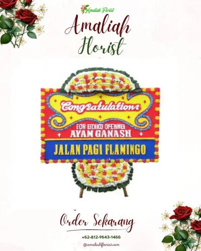 Bunga Papan Congratulation di Pai
